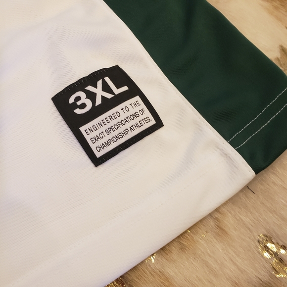 NWT Nike 3X White & Green Jersey - Picture 2 of 5